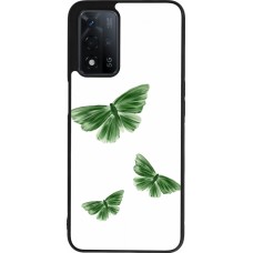 Coque OPPO A93s 5G - Silicone rigide noir Butterflies Spring 2026