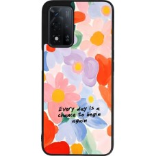 Coque OPPO A93s 5G - Silicone rigide noir Every day is a chance Spring 2026