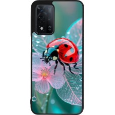 Coque OPPO A93s 5G - Silicone rigide noir Ladybird in bloom Spring 2026