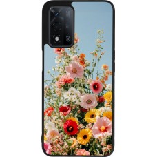 Coque OPPO A93s 5G - Silicone rigide noir Spring flowers Spring 2026