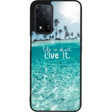 Coque OPPO A93s 5G - Silicone rigide noir Summer 18 24