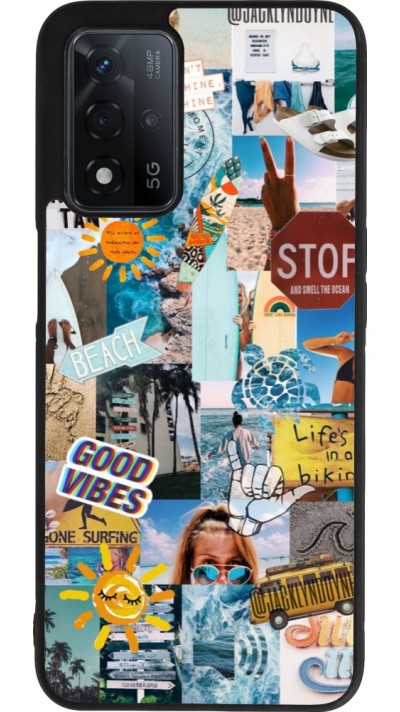 Coque OPPO A93s 5G - Silicone rigide noir Summer 2021 15