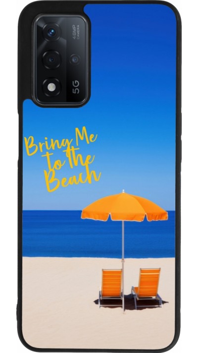 Coque OPPO A93s 5G - Silicone rigide noir Summer 2025 Bring me to the beach