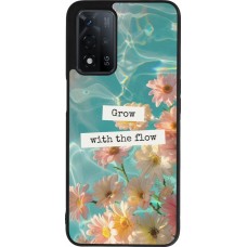 Coque OPPO A93s 5G - Silicone rigide noir Summer 2025 Grow with the flow