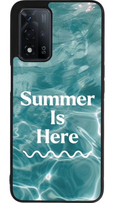 Coque OPPO A93s 5G - Silicone rigide noir Summer 2025 Summer is here