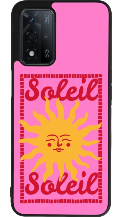 Coque OPPO A93s 5G - Silicone rigide noir Sun sun 2026