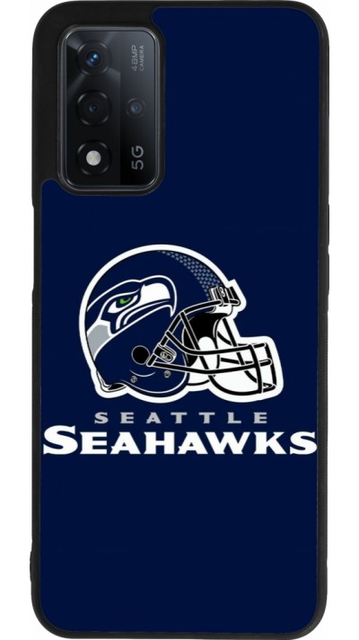 Coque OPPO A93s 5G - Silicone rigide noir Super Bowl 26 Seattle 3