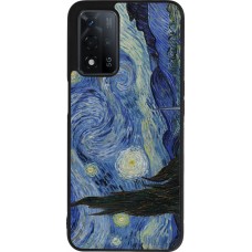 Coque OPPO A93s 5G - Silicone rigide noir Tableau art - La Nuit étoilée - Van Gogh