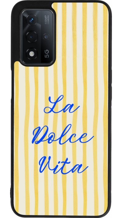 Coque OPPO A93s 5G - Silicone rigide noir The good life 2026