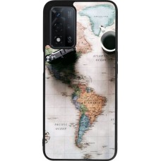 Coque OPPO A93s 5G - Silicone rigide noir Travel 01