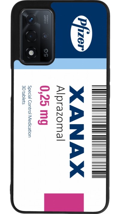 OPPO A93s 5G Case Hülle - Silikon schwarz Xanax Alprazolam 2025