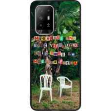 Coque OPPO F19 Pro+ - Silicone rigide noir Chairs DTMF