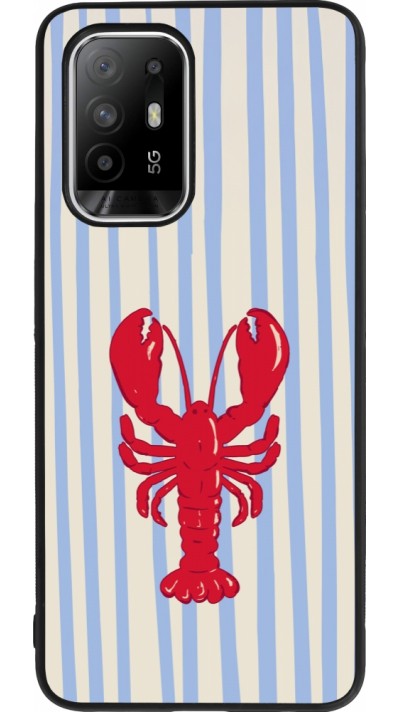 Coque OPPO F19 Pro+ - Silicone rigide noir Red lobster 2026