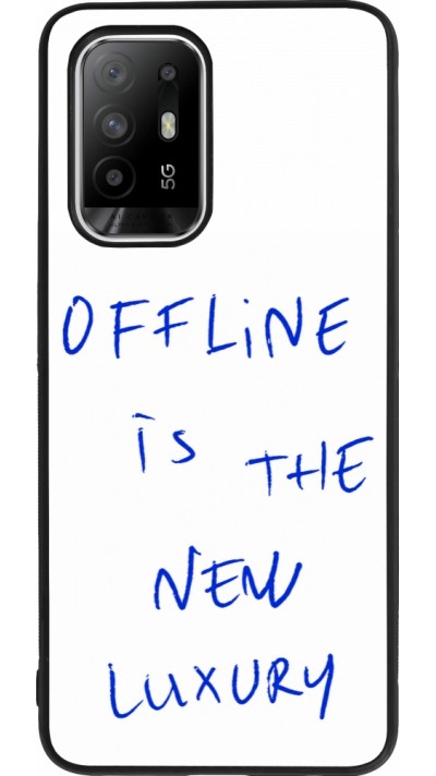 OPPO F19 Pro+ Case Hülle - Silikon schwarz Offline is the new luxury