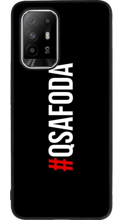 Coque OPPO F19 Pro+ - Silicone rigide noir Qsafoda 1