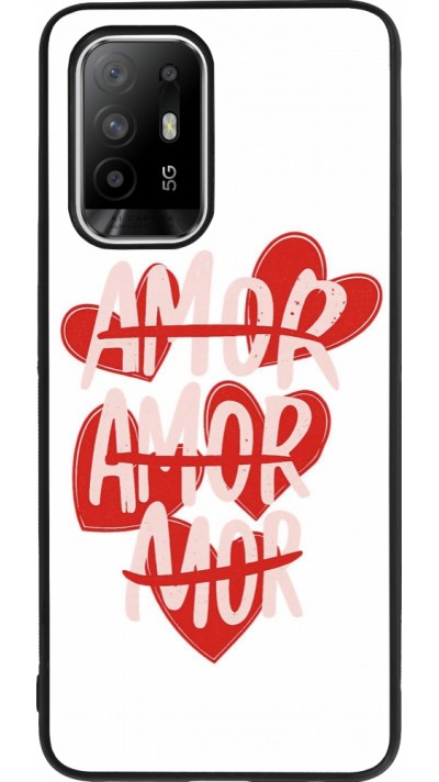 Coque OPPO F19 Pro+ - Silicone rigide noir Saint Valentines Day 26 Amor