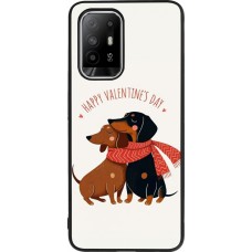 Coque OPPO F19 Pro+ - Silicone rigide noir Saint Valentines Day 26 Happy Valentine