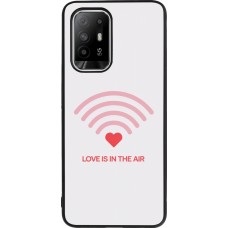 Coque OPPO F19 Pro+ - Silicone rigide noir Saint Valentines Day 26 Love is in the air