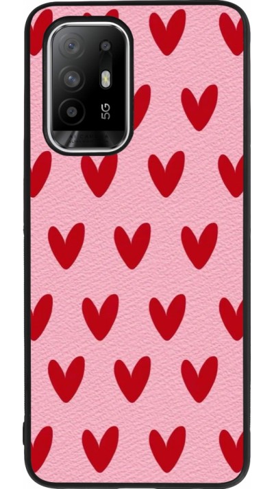 Coque OPPO F19 Pro+ - Silicone rigide noir Saint Valentines Day 26 Pattern heart