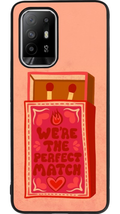Coque OPPO F19 Pro+ - Silicone rigide noir Saint Valentines Day 26 Perfect Match