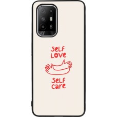 Coque OPPO F19 Pro+ - Silicone rigide noir Saint Valentines Day 26 Self love self care