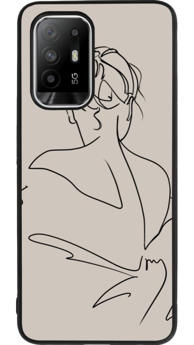 Coque OPPO F19 Pro+ - Silicone rigide noir Salnikova 05