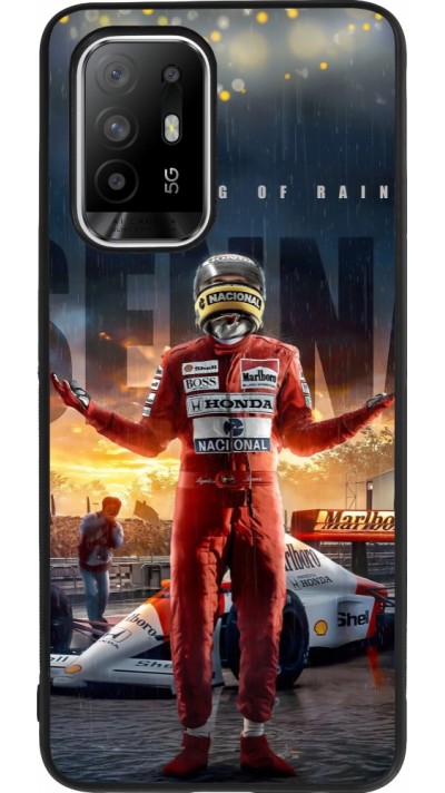 Coque OPPO F19 Pro+ - Silicone rigide noir Senna The King of Rain