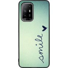 Coque OPPO F19 Pro+ - Silicone rigide noir Smile