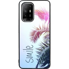 Coque OPPO F19 Pro+ - Silicone rigide noir Smile 05