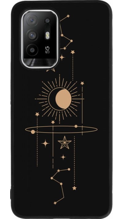Coque OPPO F19 Pro+ - Silicone rigide noir Spring 23 astro