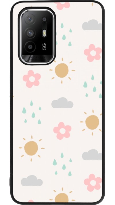 OPPO F19 Pro+ Case Hülle - Silikon schwarz Spring 23 weather