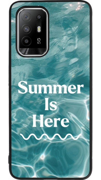 OPPO F19 Pro+ Case Hülle - Silikon schwarz Summer 2025 Summer is here