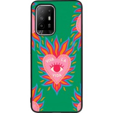 Coque OPPO F19 Pro+ - Silicone rigide noir Viva la vida 2026