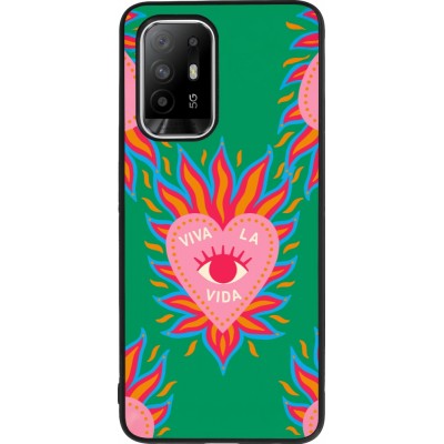 Coque OPPO F19 Pro+ - Silicone rigide noir Viva la vida 2026