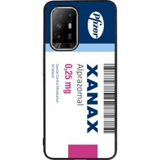 Coque OPPO F19 Pro+ - Silicone rigide noir Xanax Alprazolam 2025