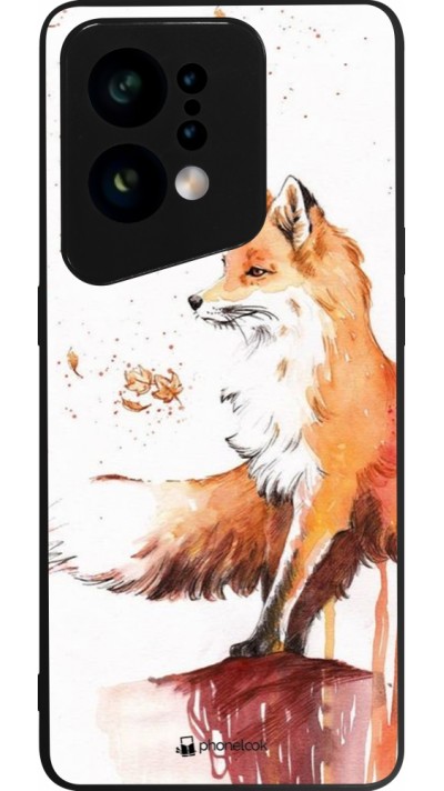 OPPO Find X5 Case Hülle - Silikon schwarz Autumn 21 Fox OPPO Find X5 Case Hülle - Silikon schwarz Autumn 21 Fox