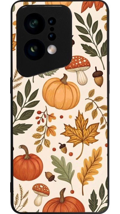 OPPO Find X5 Case Hülle - Silikon schwarz Autumn 25 Autumn pattern OPPO Find X5 Case Hülle - Silikon schwarz Autumn 25 Autumn pattern