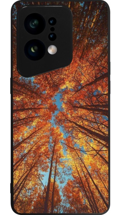 OPPO Find X5 Case Hülle - Silikon schwarz Autumn 25 Trees OPPO Find X5 Case Hülle - Silikon schwarz Autumn 25 Trees