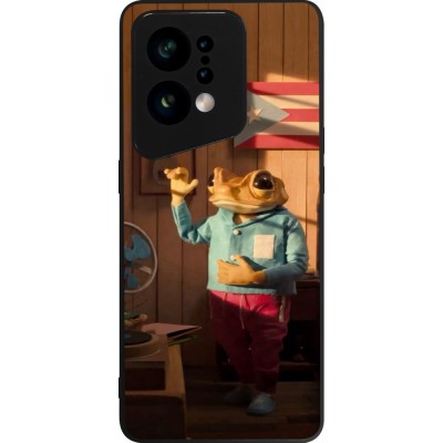 Coque OPPO Find X5 - Silicone rigide noir Dancing frog DTMF