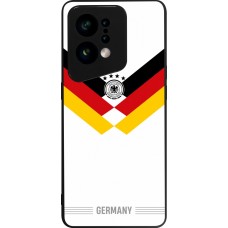 Coque OPPO Find X5 - Silicone rigide noir Maillot de football Allemagne 2026 personnalisable