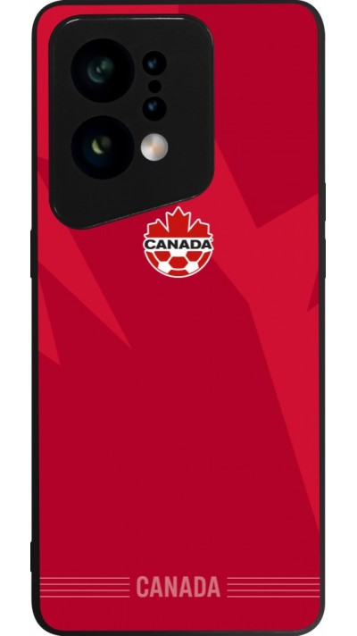 OPPO Find X5 Case Hülle - Silikon schwarz Kanada 2026 personalisierbares Fussballtrikot