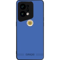 Coque OPPO Find X5 - Silicone rigide noir Maillot de football Curaçao 2026 personnalisable