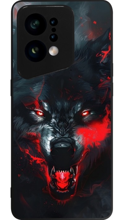 OPPO Find X5 Case Hülle - Silikon schwarz Halloween 2024 mad werewolf OPPO Find X5 Case Hülle - Silikon schwarz Halloween 2024 mad werewolf