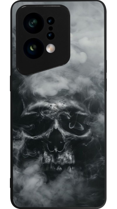 OPPO Find X5 Case Hülle - Silikon schwarz Halloween 2024 smoky skull OPPO Find X5 Case Hülle - Silikon schwarz Halloween 2024 smoky skull
