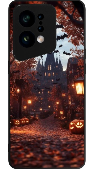 OPPO Find X5 Case Hülle - Silikon schwarz Halloween 2025 Haunted house OPPO Find X5 Case Hülle - Silikon schwarz Halloween 2025 Haunted house