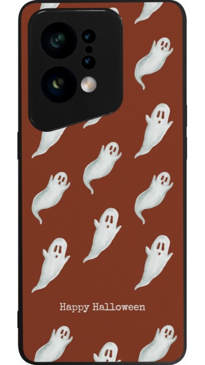 OPPO Find X5 Case Hülle - Silikon schwarz Halloween 2025 Pattern of ghosts OPPO Find X5 Case Hülle - Silikon schwarz Halloween 2025 Pattern of ghosts
