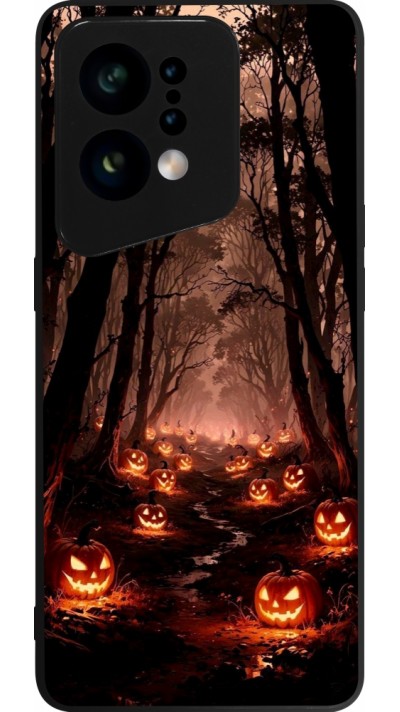 OPPO Find X5 Case Hülle - Silikon schwarz Halloween 2025 Road of Terrifying Pumpkins OPPO Find X5 Case Hülle - Silikon schwarz Halloween 2025 Road of Terrifying Pumpkins