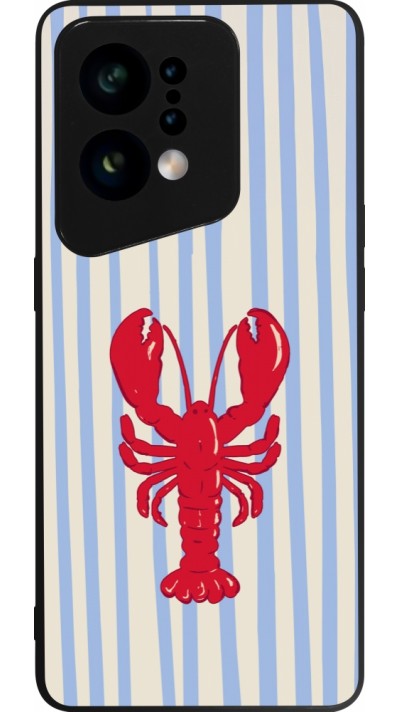OPPO Find X5 Case Hülle - Silikon schwarz Red lobster 2026