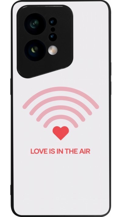 OPPO Find X5 Case Hülle - Silikon schwarz Saint Valentines Day 26 Love is in the air