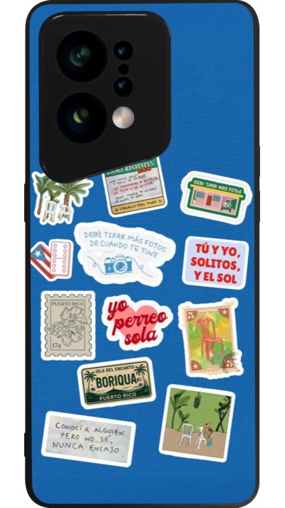 OPPO Find X5 Case Hülle - Silikon schwarz Seals of the Dominican Republic DTMF